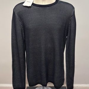 Theory Riland St Crew Sweater - Eclipse/Ivory